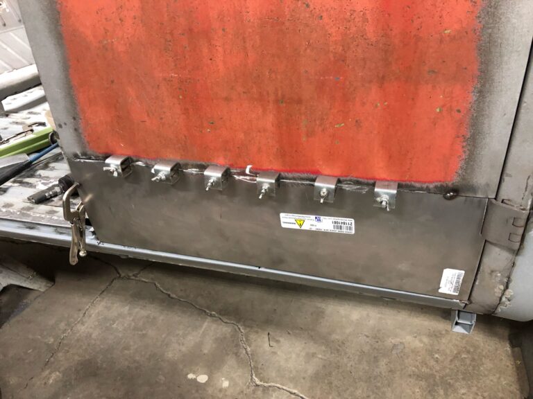 1963 23 window deluxe vw bus cargo door rust repair silver lining auto restoration oregon