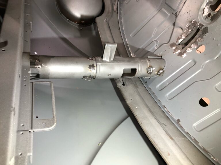 1963 23 window deluxe vw bus cargo door rust repair silver lining auto restoration oregon