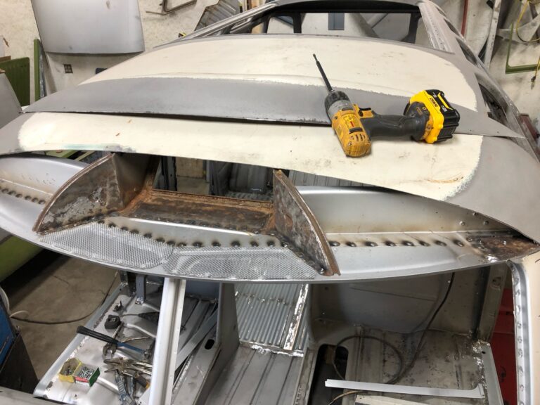 1963 23 window deluxe bus main floor replacement silver lining auto restoration oregon