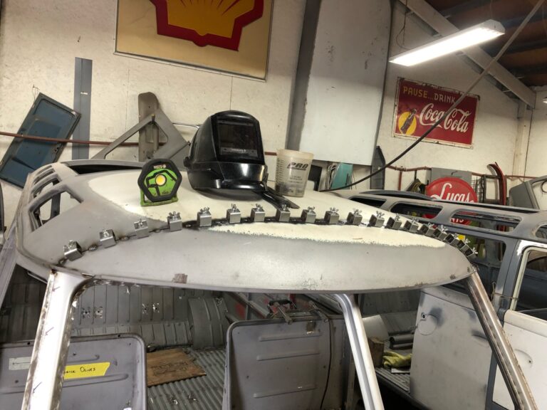 1963 23 window deluxe bus main floor replacement silver lining auto restoration oregon