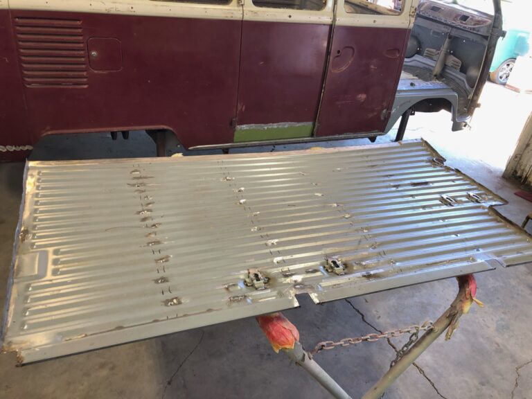 1963 23 window deluxe bus main floor replacement silver lining auto restoration oregon