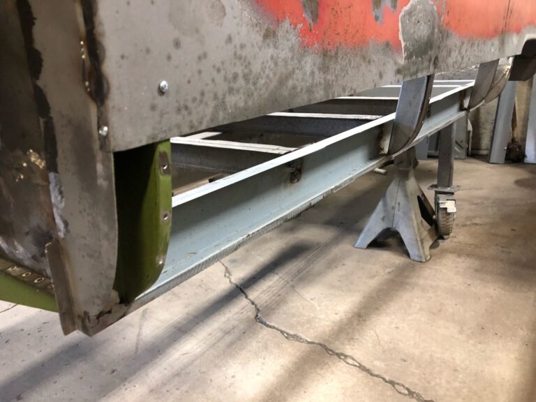 1963 23 window deluxe vw bus nose replacement silver lining auto restoration oregon