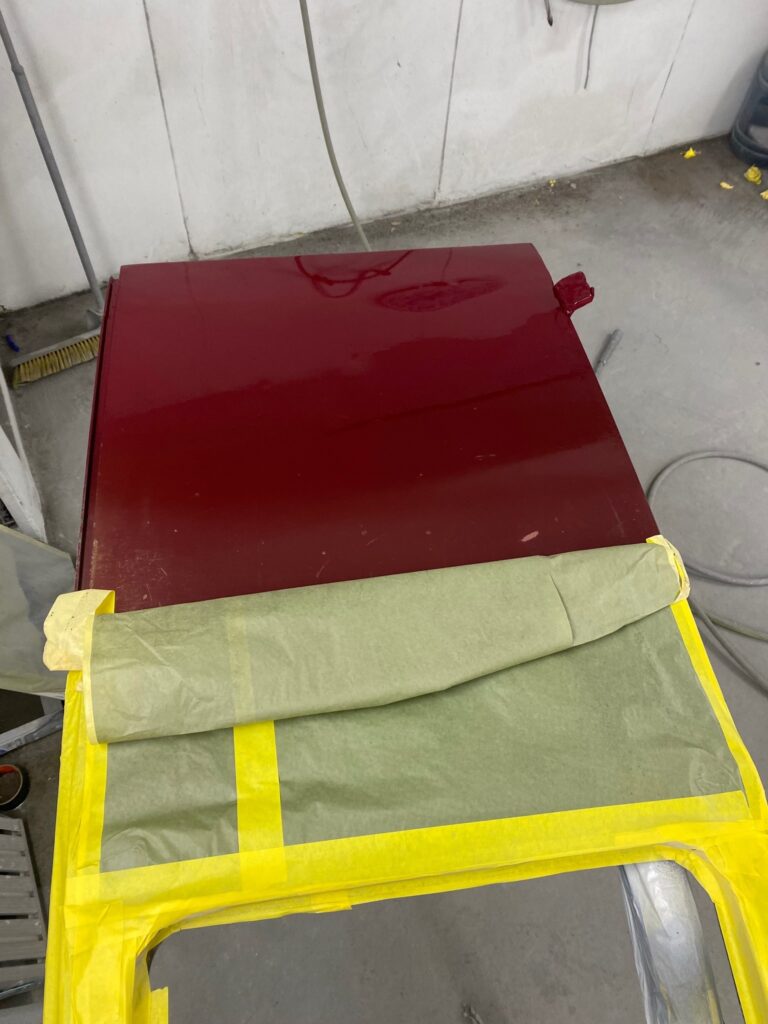 1966 21 window deluxe vw bus exterior paint blend silver lining auto restoration