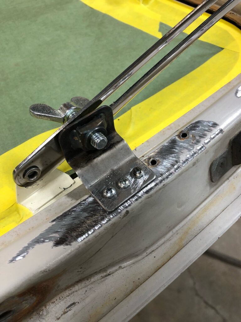 1966 21 window deluxe bus front floor and safari windows install silver lining auto restoration