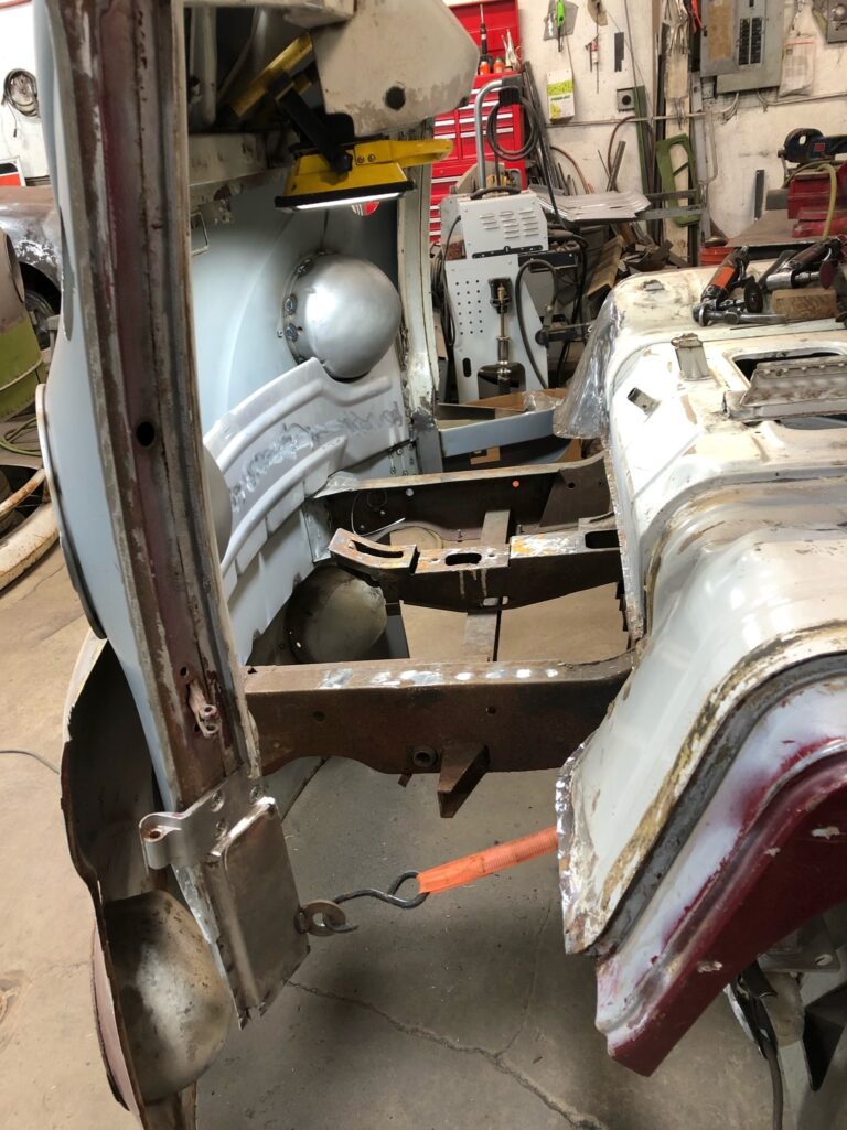 1966 21 window deluxe bus front floor and safari windows install silver lining auto restoration