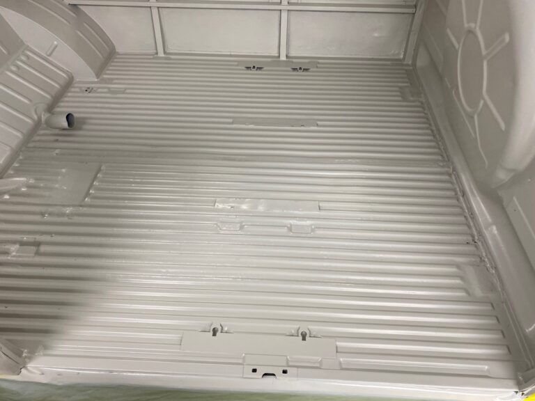 1966 21 window deluxe vw bus interior paint silver lining auto restoration