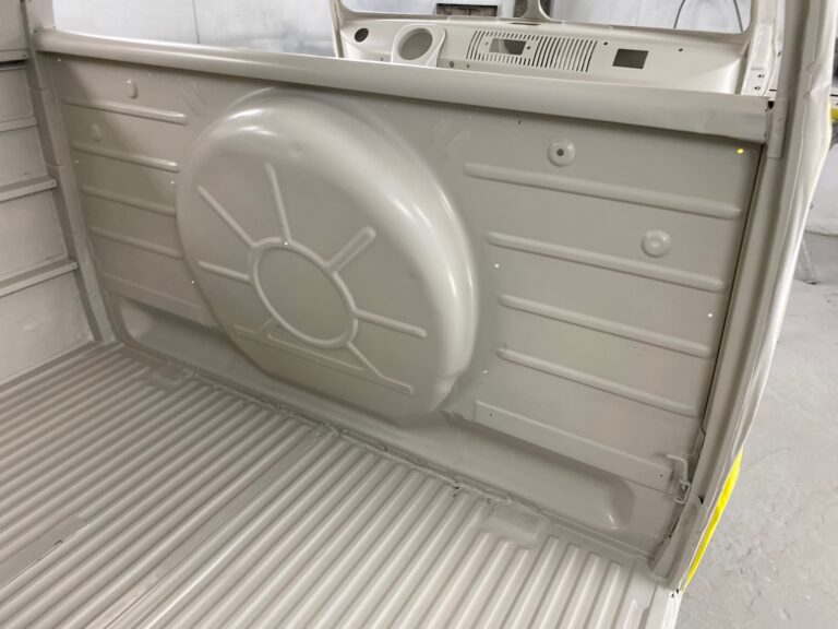 1966 21 window deluxe vw bus interior paint silver lining auto restoration