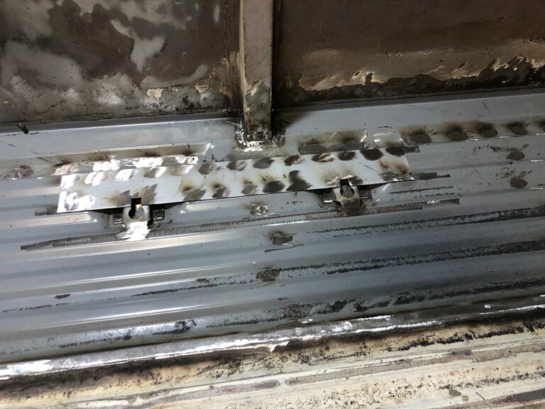 1966 21 window deluxe vw bus main floor rust repair silver lining auto restoration