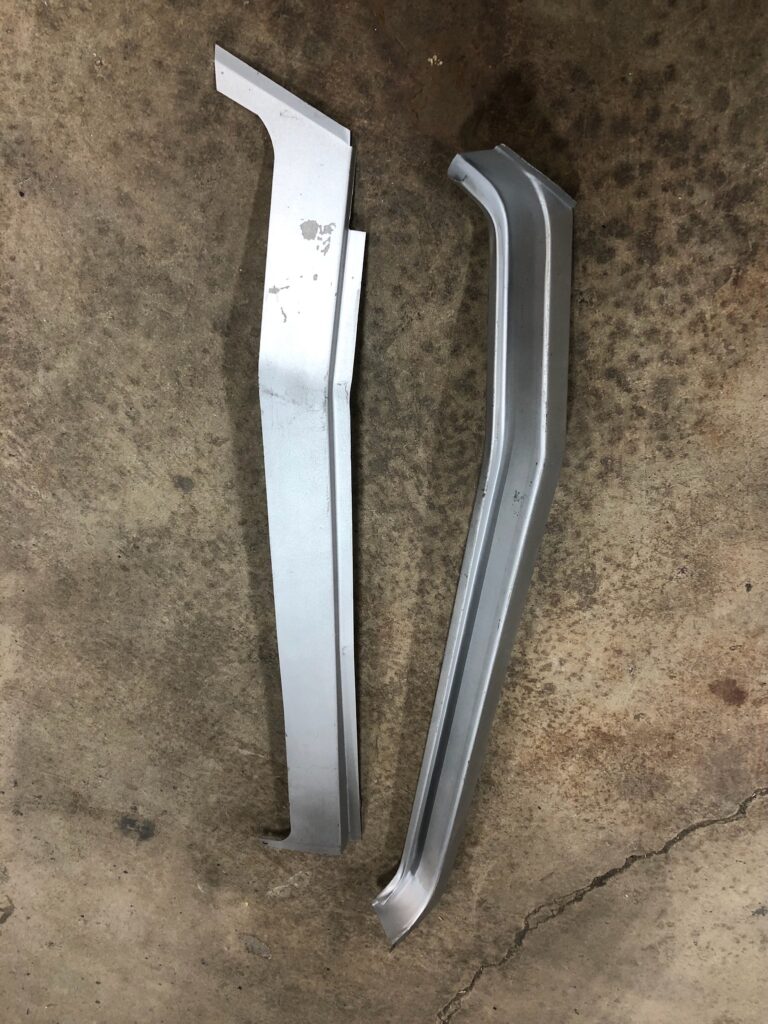 1966 21 window deluxe vw bus main floor rust repair silver lining auto restoration