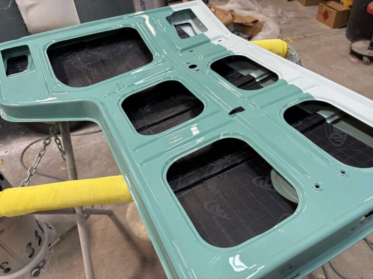 1963 23 window deluxe vw bus assembly starts silver lining auto restoration