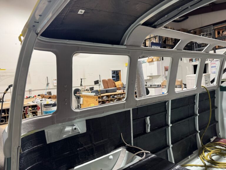 1963 23 window deluxe vw bus upholstery starts silver lining auto restoration