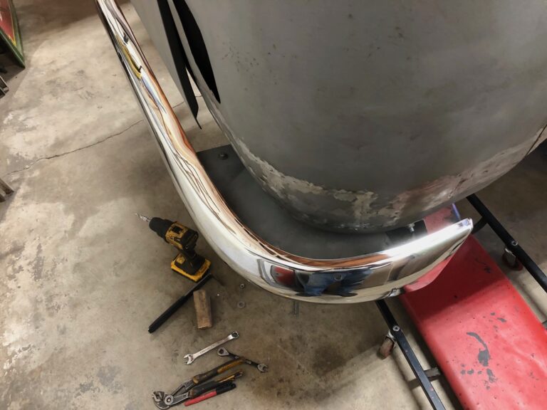 1965 21 window deluxe vw bus bumper fitment silver lining auto restoration oregon