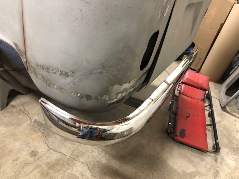 1965 21 window deluxe vw bus bumper fitment silver lining auto restoration oregon