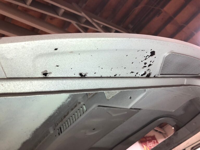 1965 21 window deluxe vw bus roof and fresh air intake repair silver lining auto restoration oregon