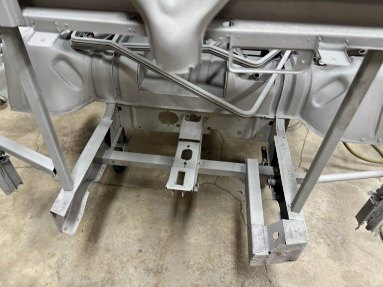 1965 21 window deluxe bus rust repair begins silver lining auto restoration oregon