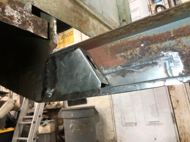 1965 21 window deluxe bus rust repair begins silver lining auto restoration oregon