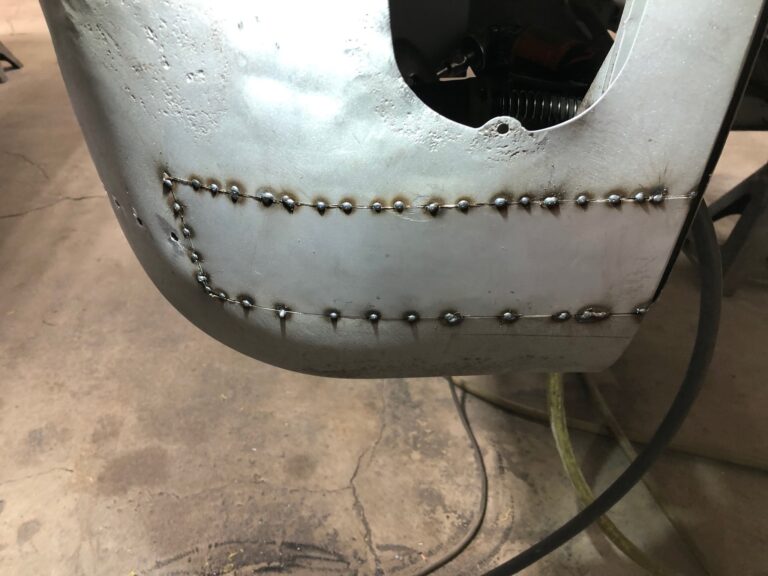 1965 21 window vw deluxe bus rust repair continues silver lining auto restoration oregon