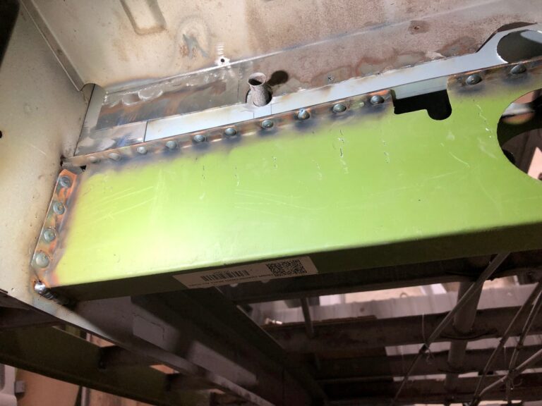 1965 21 window vw deluxe bus rust repair continues silver lining auto restoration oregon