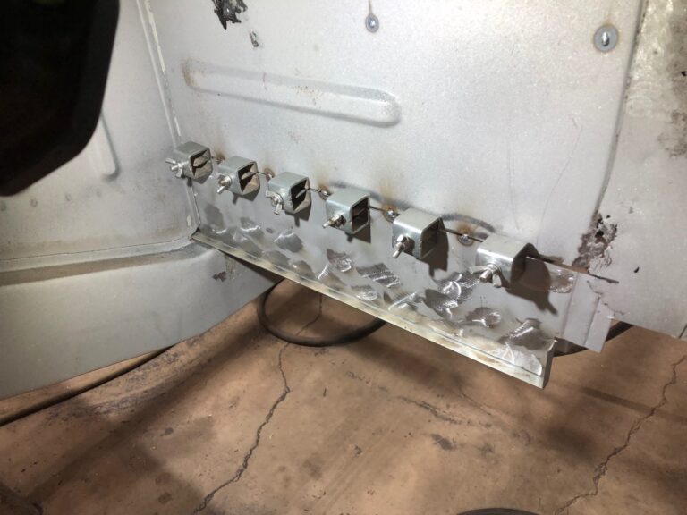 1965 21 window vw deluxe bus rust repair continues silver lining auto restoration oregon