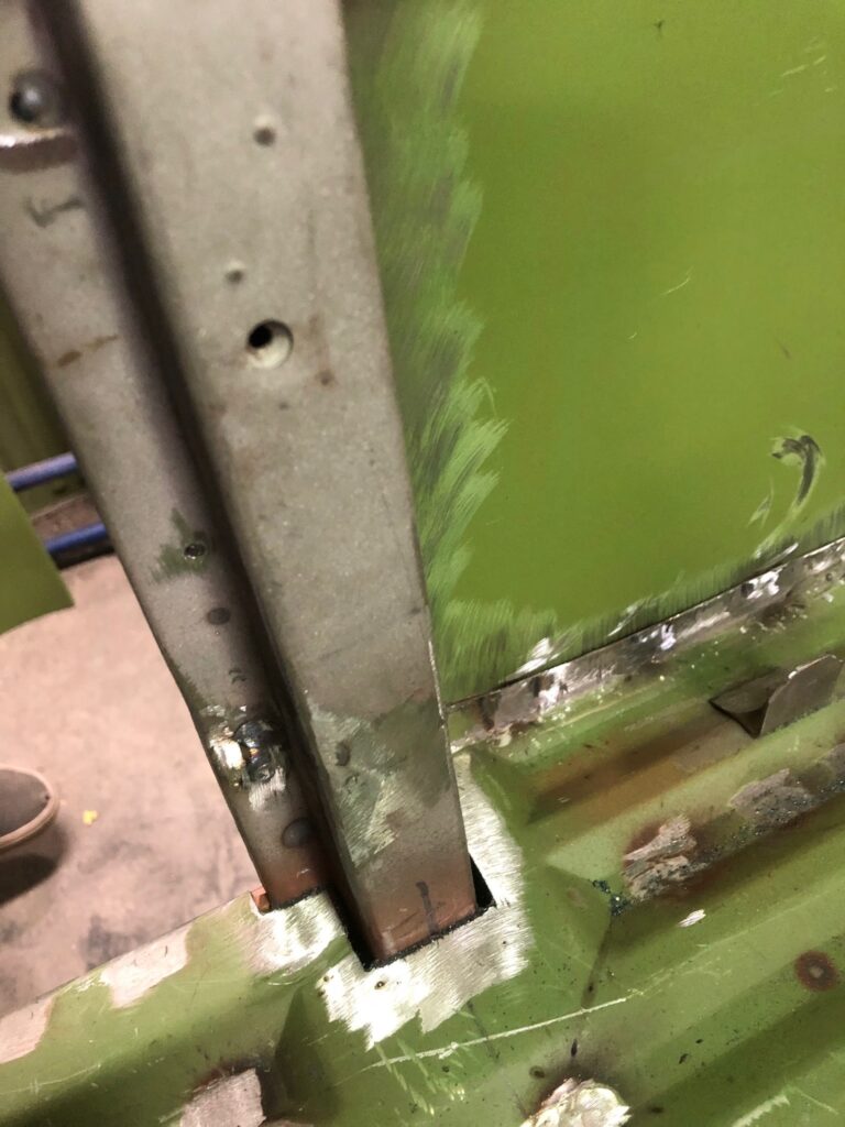 1965 21 window deluxe vw bus wheel well replacement silver lining auto restoration oregon