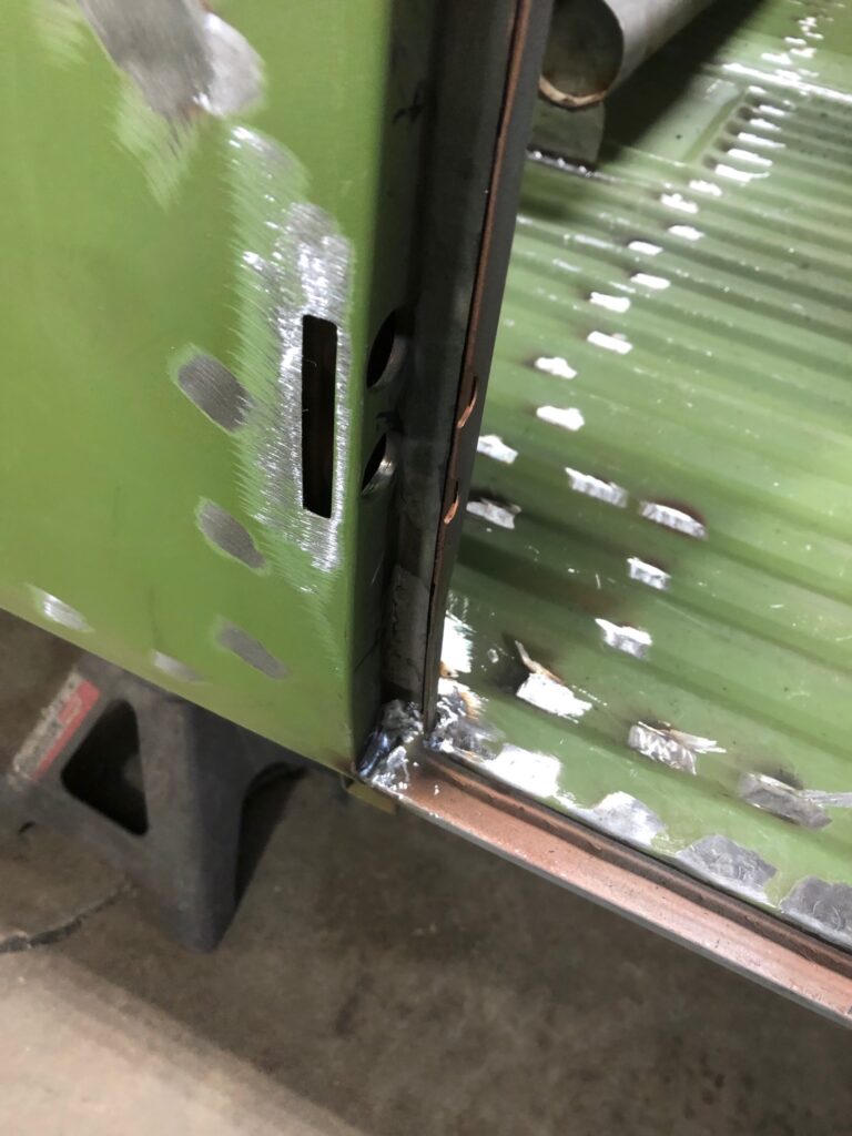 1965 21 window deluxe vw bus wheel well replacement silver lining auto restoration oregon