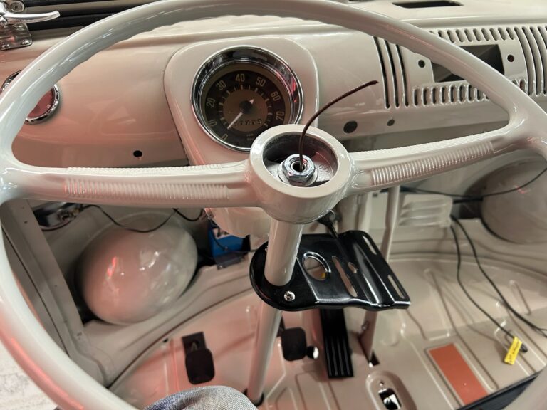 1966 21 window deluxe vw bus assembly continues silver lining auto restoration oregon