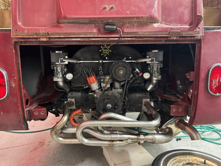 1966 21 window deluxe vw bus assembly continues silver lining auto restoration oregon