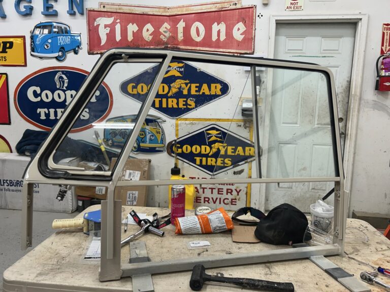 1966 21 window deluxe vw bus assembly continues silver lining auto restoration oregon