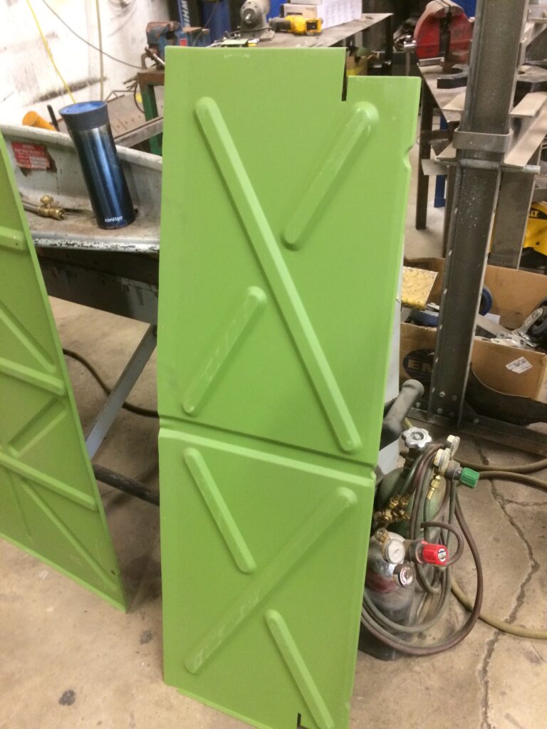 1963 23 window deluxe mouse grey belly pan replacement silver lining auto restoration oregon