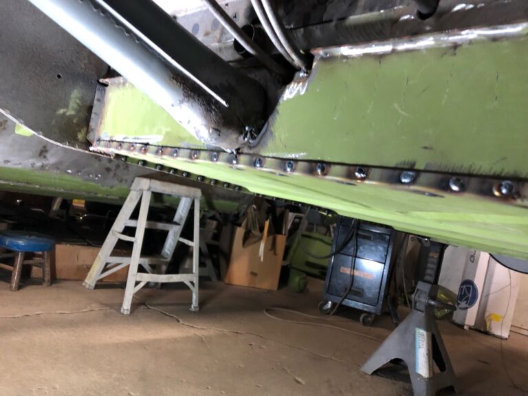 1963 23 window deluxe mouse grey belly pan replacement silver lining auto restoration oregon