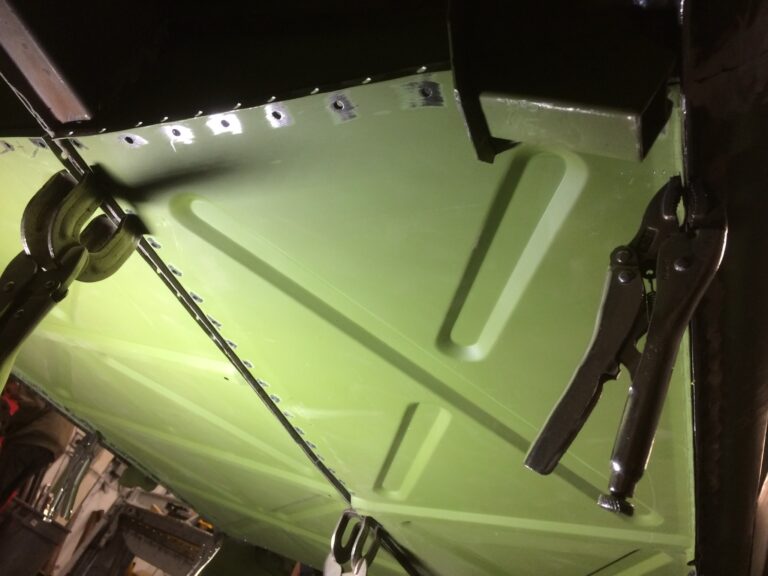 1963 23 window deluxe mouse grey belly pan replacement silver lining auto restoration oregon