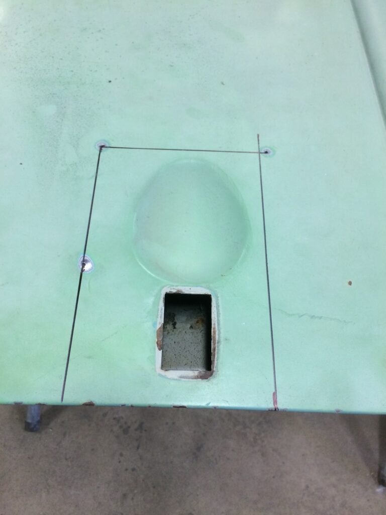 1963 23 window mouse grey deluxe bus bus in metal work and rust repair silver lining auto restoration oregon