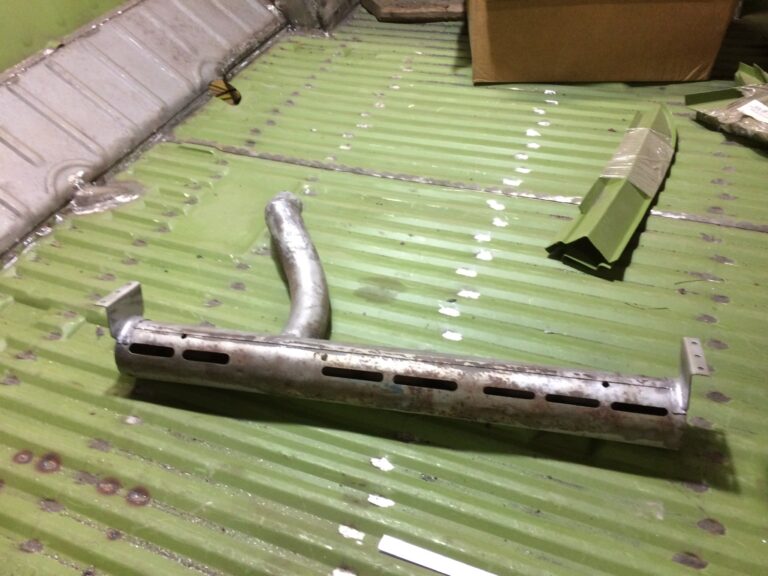 1963 23 window mouse grey deluxe bus bus in metal work and rust repair silver lining auto restoration oregon