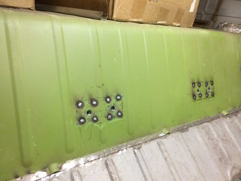 1963 23 window mouse grey deluxe bus bus in metal work and rust repair silver lining auto restoration oregon