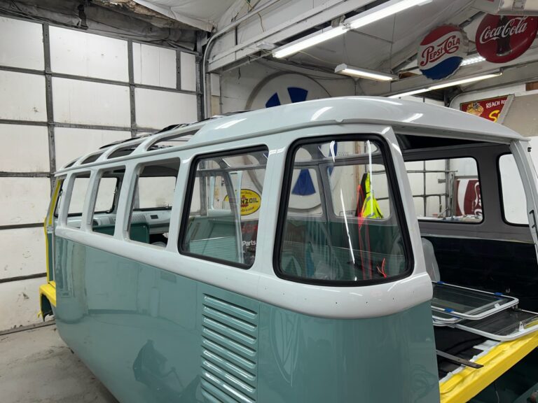 1963-23-window-deluxe-vw-bus-restoration-ragtop-glass-install-silverliningautorestoration125