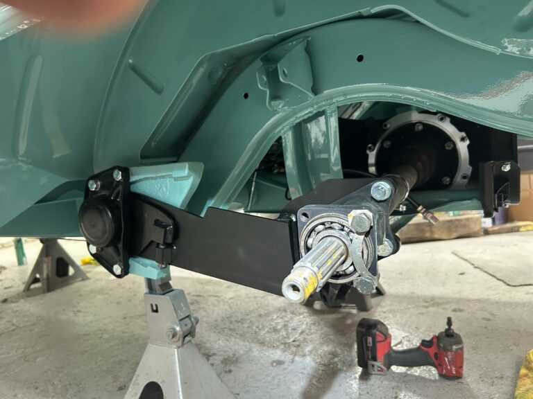 1963 23 window deluxe vw bus transaxle install silver lining auto restoration oregon