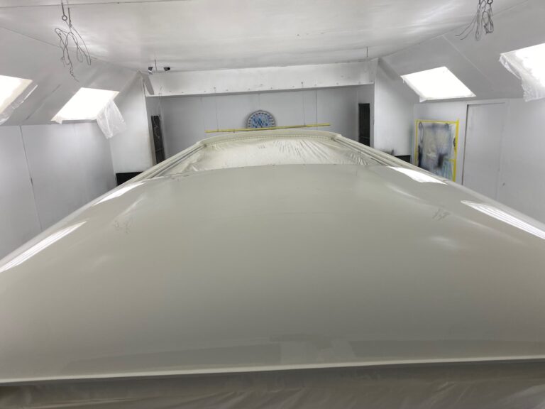 1963 23 window mouse grey deluxe bus roof in paint silver lining auto restoration oregon