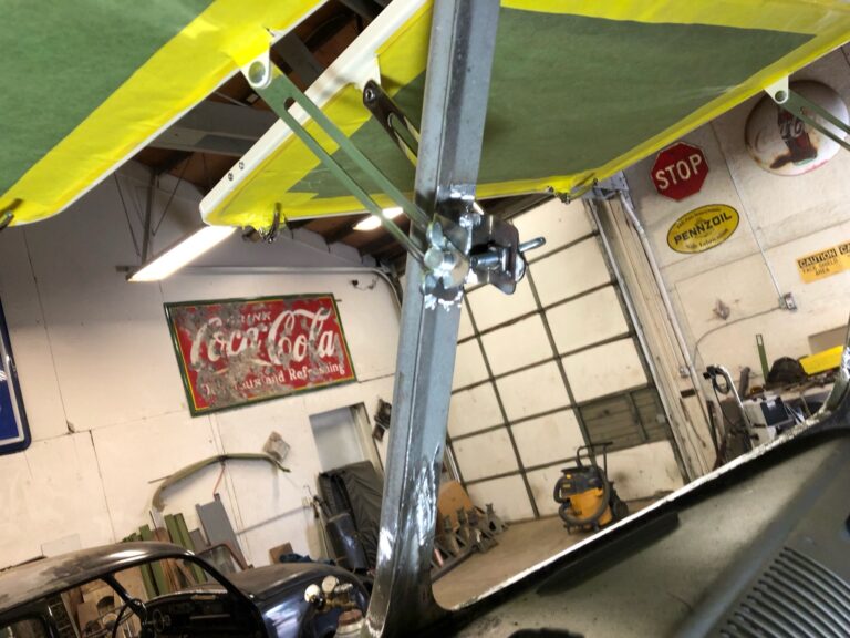 1963 23 window deluxe mouse grey bus safari windows silver lining auto restoration oregon