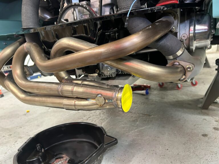 1963 23 window deluxe vw bus engine install silver lining auto restoration oregon