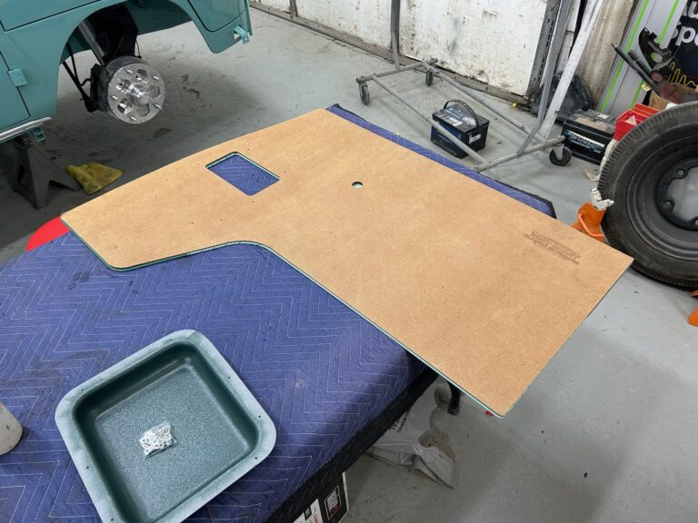 1963 23 window deluxe vw bus interior install continued silver lining auto restoration oregon