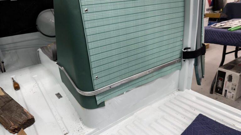 1963 23 window deluxe vw bus interior install continued silver lining auto restoration oregon