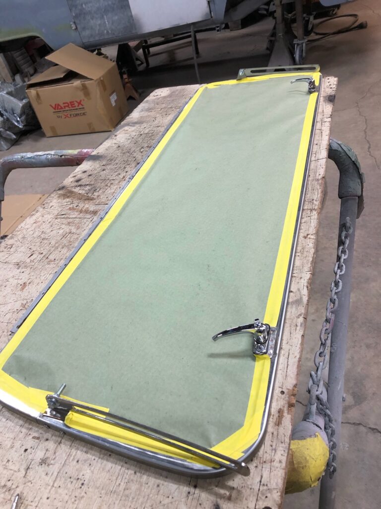 1966 microbus vw bus safari window installation silver lining auto restoration oregon