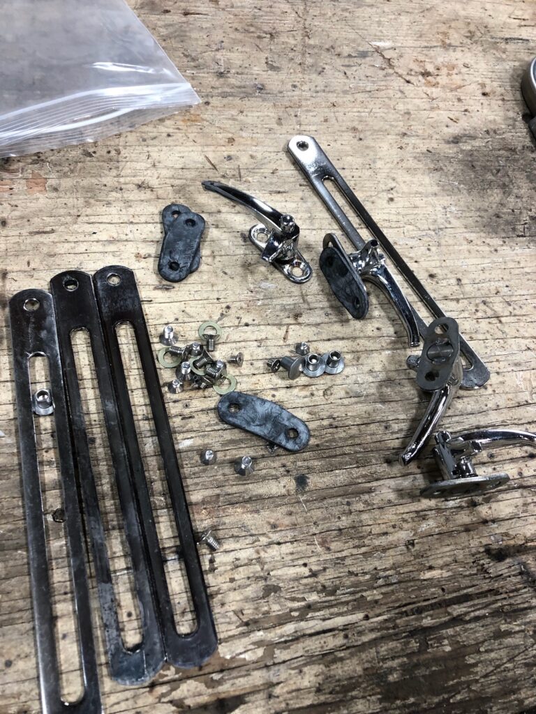 1966 microbus vw bus safari window installation silver lining auto restoration oregon