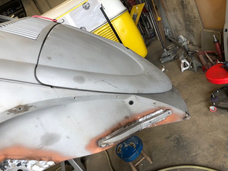 1955 vw beetle std rust repair silver lining auto restoration oregon