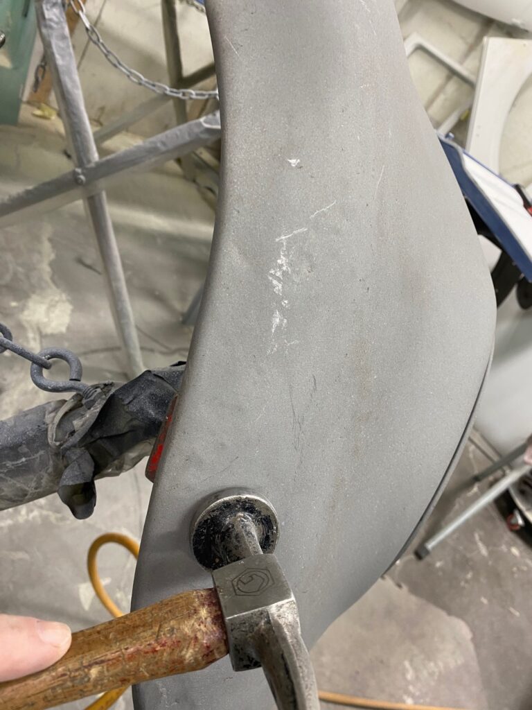 1955 vw beetle std rust repair silver lining auto restoration oregon