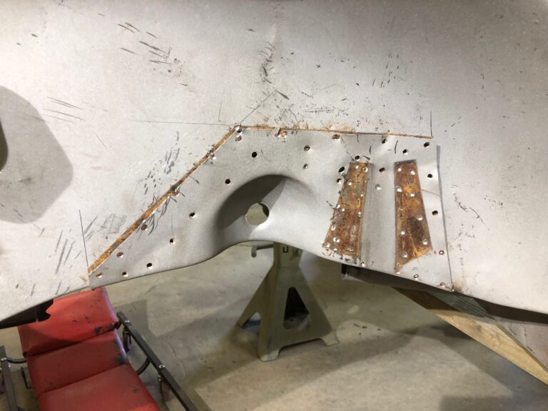 1955 beetle std lower door repair and structure repair silver lining auto restoration oregon