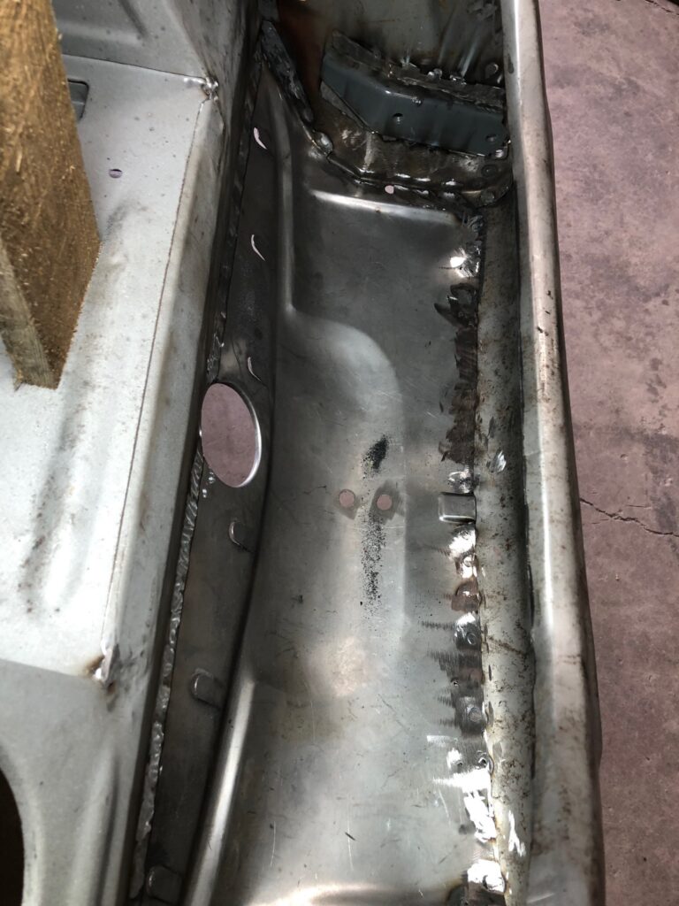 1955 beetle std front apron replacement silver lining auto restoration oregon