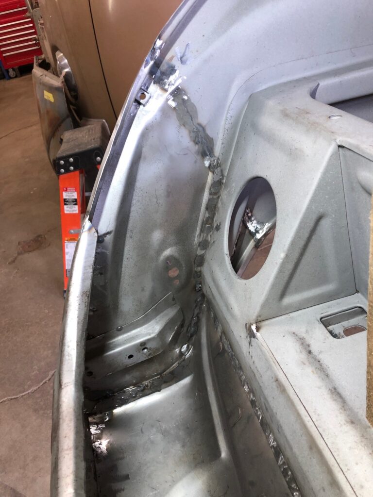 1955 beetle std front apron replacement silver lining auto restoration oregon