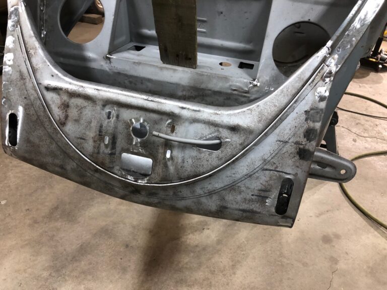 1955 beetle std front apron replacement silver lining auto restoration oregon