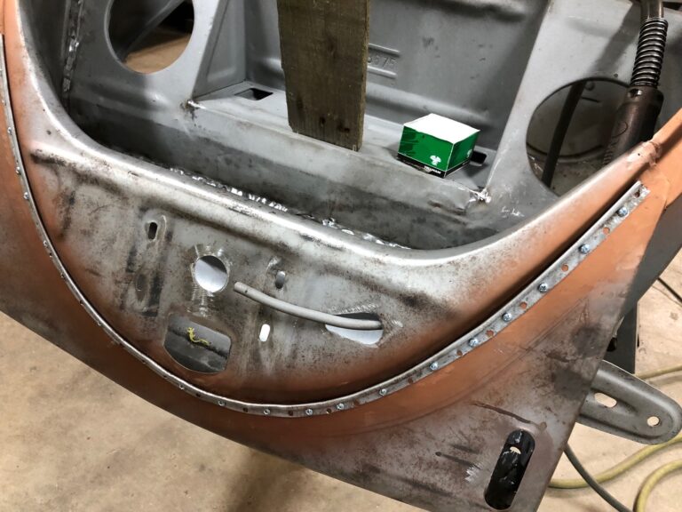 1955 beetle std front apron replacement silver lining auto restoration oregon